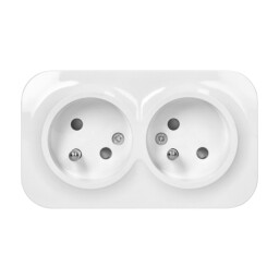 ToDo - OR-OE-7206/W - dvojzásuvka 2P+PE povrchová biela